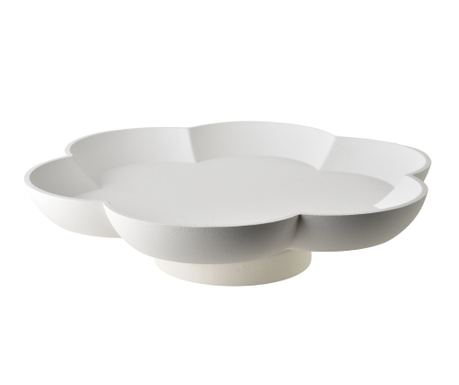 DAZ Dekorativni tanjur 30x30x8cm Cvijet Bijeli