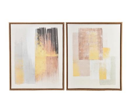 INGA Set od 2 moderne bež slike 40x50cm