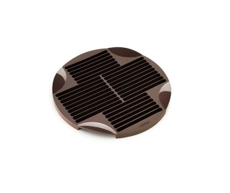 Tavă de copt pentru sărat și grissini Lekue 1009038, 240 ml, Până la 30 de sărat, Ø25x1.9 cm, -60 până la +220C, Maro