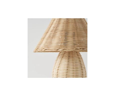 HubRom Veioza, SOLLIN Rattan Dísz Lámpaernyő 4084-01 26x32 cm 1xE27-60W Fa