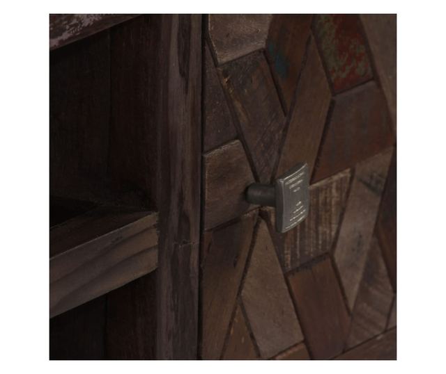 Comodă TV, 140 x 30 x 45 cm, lemn masiv reciclat