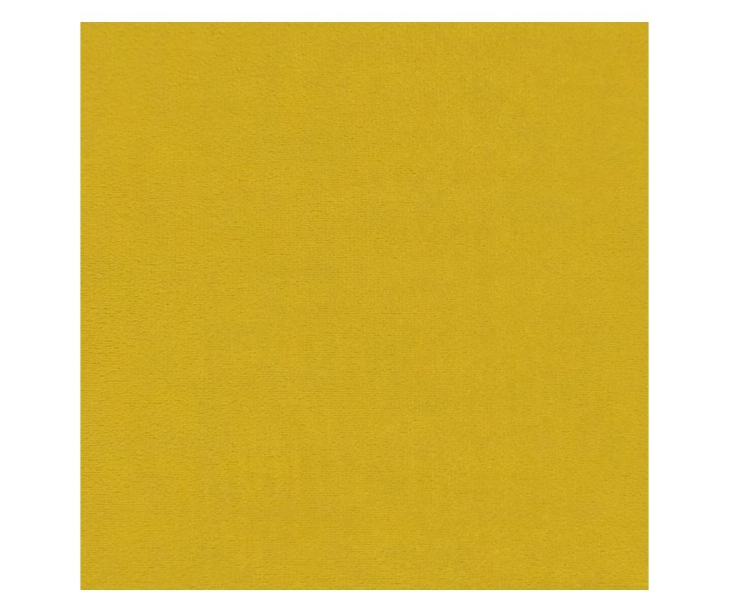 Диван, жълт, 108x79x79 см, кадифе - 7