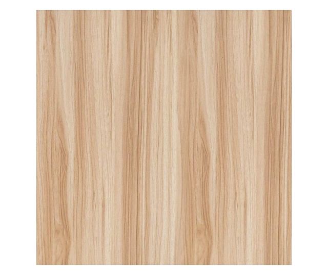 Comodă TV, maro, 80x30x40 cm, lemn masiv pin și ratan natural