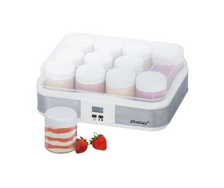 Aparat de preparat iaurt, steba germany - jm 2, argintiu