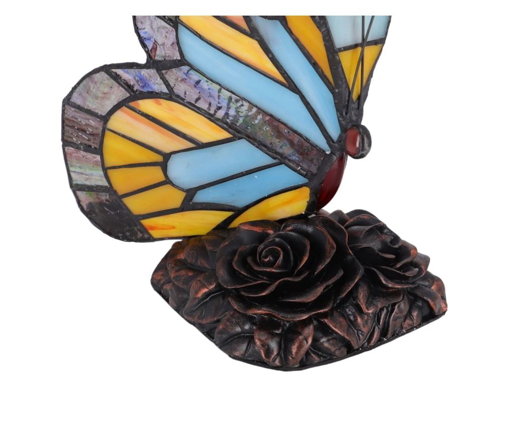 Lampa de masa Tiffany Butterfly h 23 cm - 5