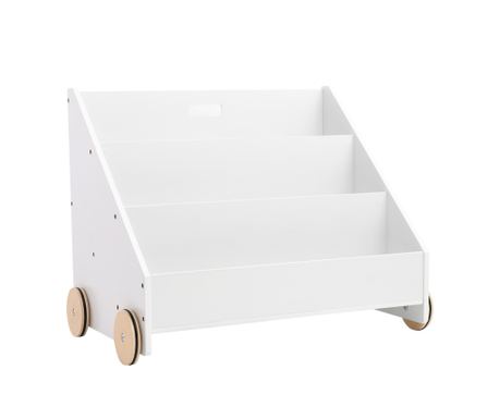 Organizér Berus z přírodního bílého borovicového MDF dřeva 63,8x40x49,7 cm
