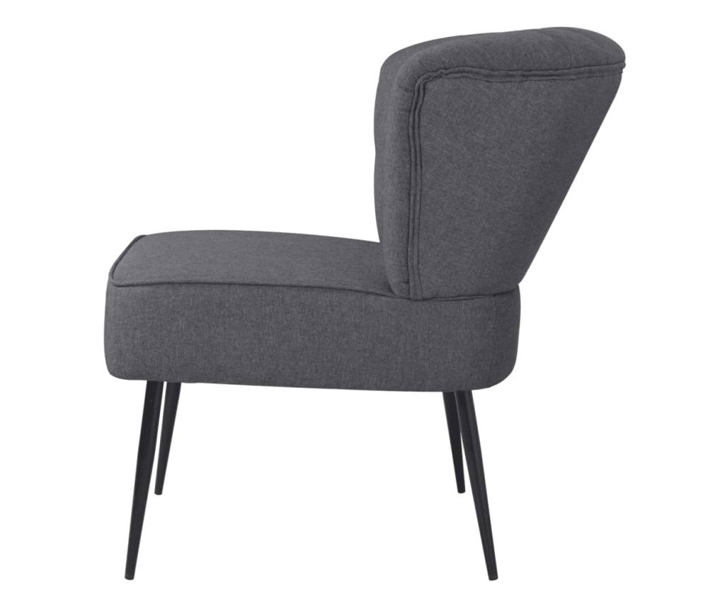 Barska stolica, tamno siva, tekstilni materijal - 3