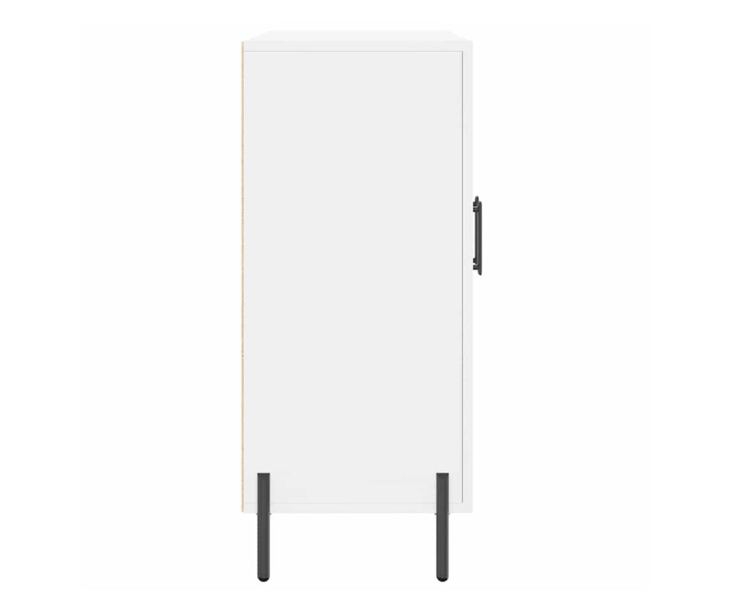 Ormarić za posluživanje, bijeli, 90x34x80 cm, kompozitno drvo - 7