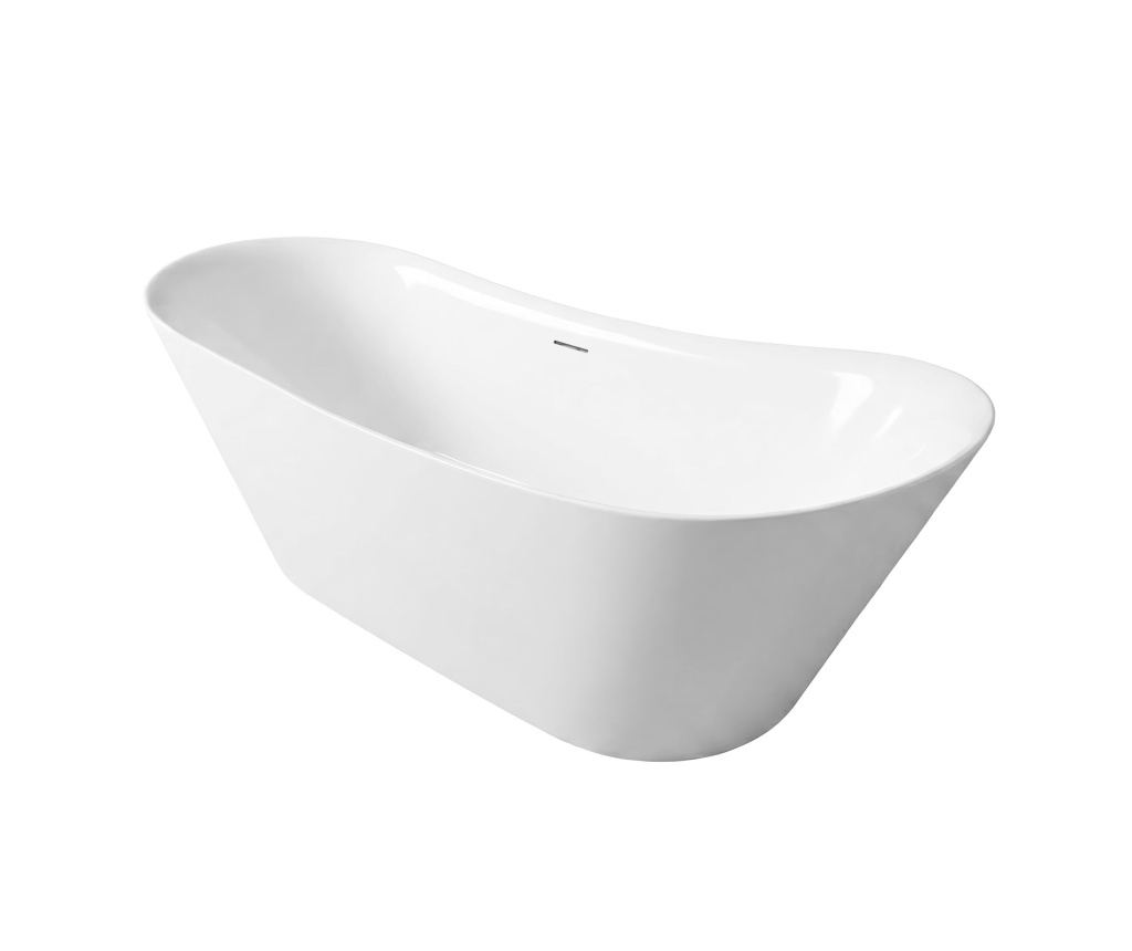 Rea ελεύθερη μπανιέρα Lusso Slim 170 Λευκό 170,5X74X71,5CM - 7