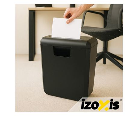 Automatski uništavač papira i dokumenata Izoxis, koš za smeće 10L