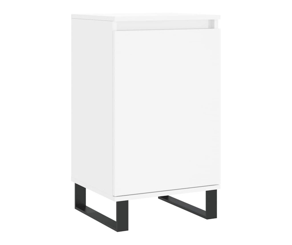 Konzola, bijela, 40x35x70 cm, obrađeno drvo - 2