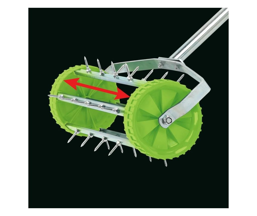 Draper Tools Provzdušňovač trávníku s bubnem, 450 mm, zelený - 2