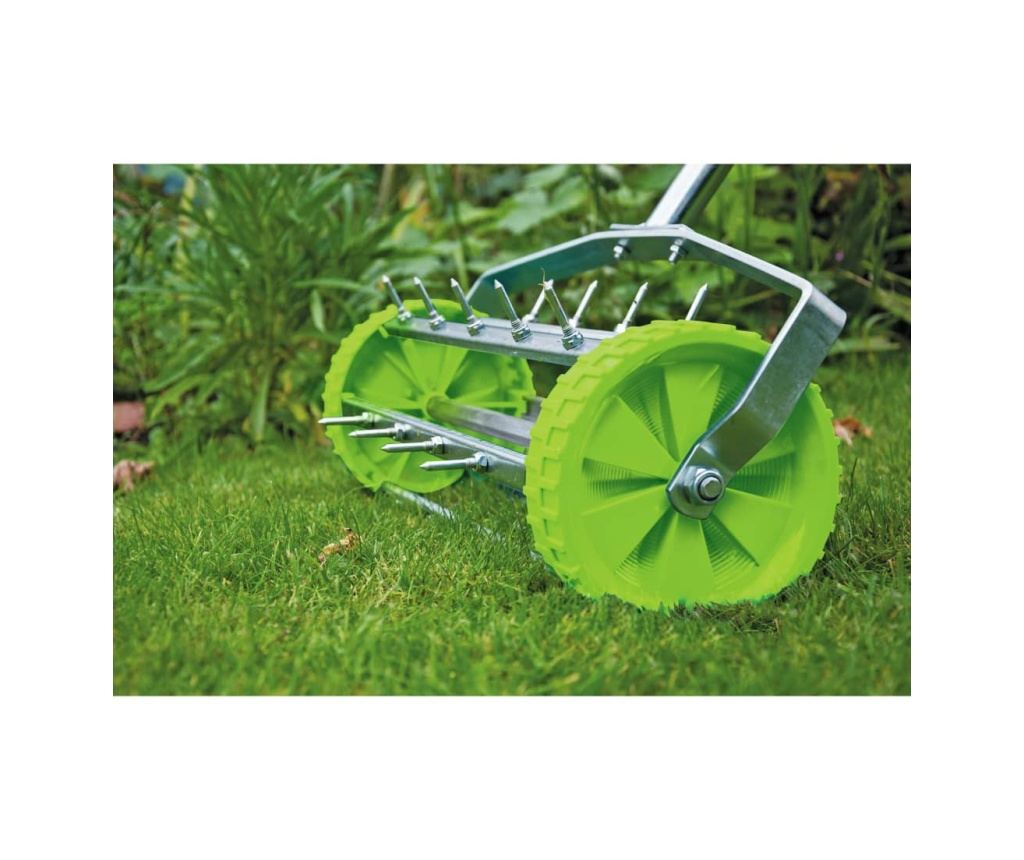 Draper Tools Provzdušňovač trávníku s bubnem, 450 mm, zelený - 7
