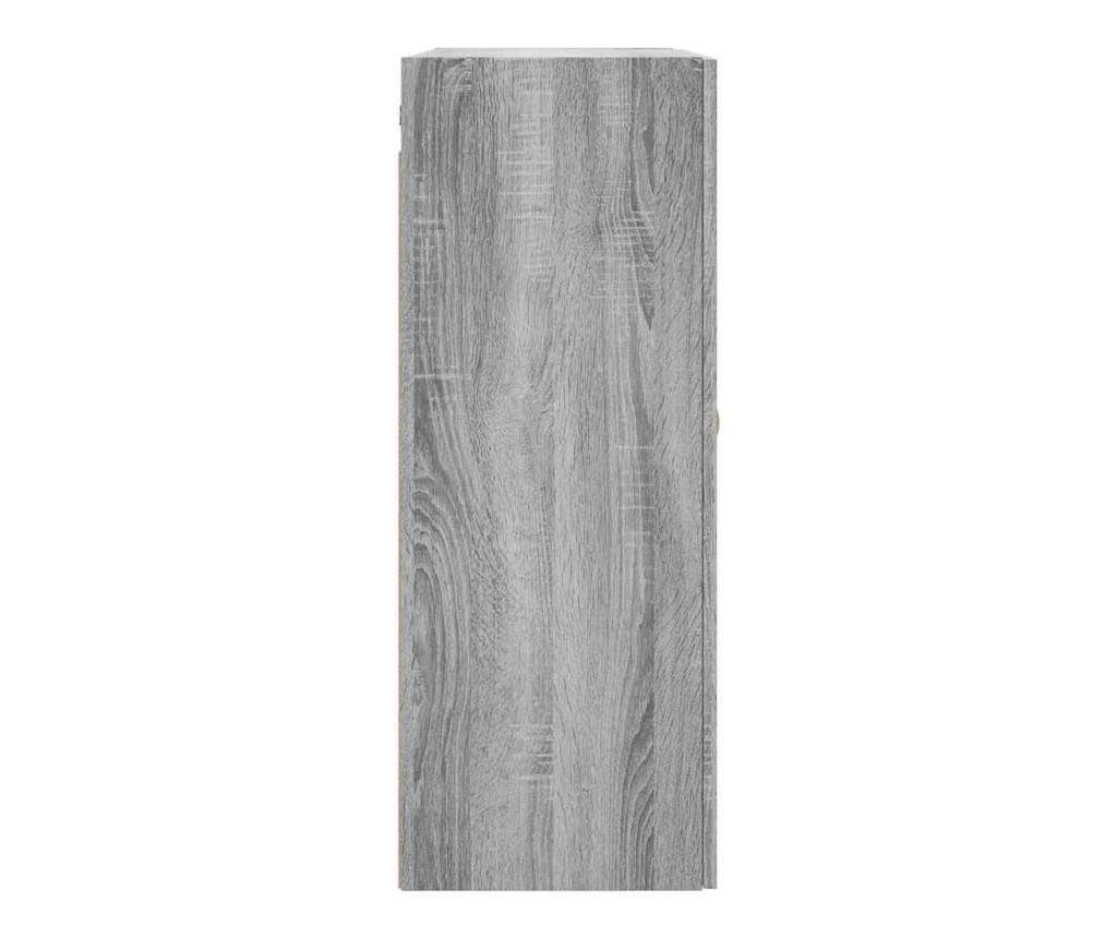 Zidni ormarići, 2 kom, boja hrasta sonoma, 69,5x34x90 cm - 7