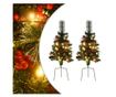Umetne LED božične drevesca za pot 2 kosa 76 cm PVC thumbnail 1