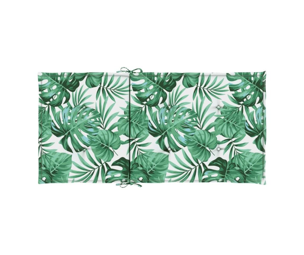 Jastuci za stolice niskog naslona, 4 kom, uzorak lišća, tekstil - 7