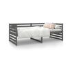 Daybed, Γκρι, 90x190 εκ., Μασίφ Ξύλο Πεύκου thumbnail 2