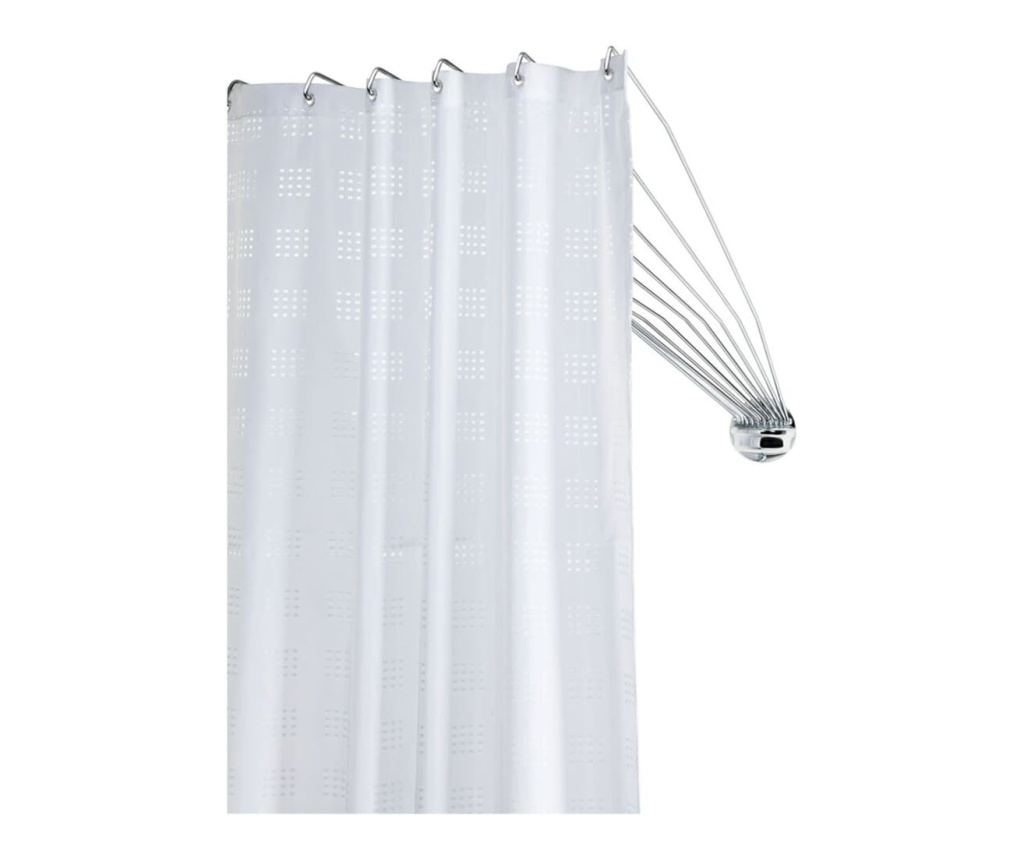 Uchwyt na zasłonę prysznicową Sealskin Umbrella Corner, chromowany - 2