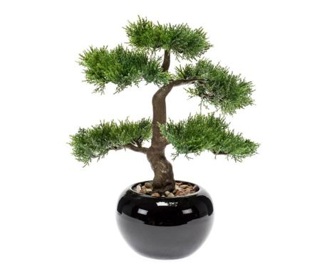 Emerald umetni bonsaj cipresa, zelena, 34 cm 420003