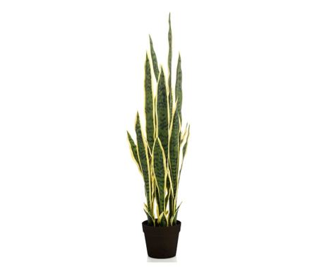 Umjetna biljka Sanseveria Emerald 97 cm u plastičnom loncu