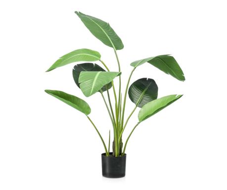 Umjetna Strelitzia drvo Emerald, 120 cm, u tegli, zeleno