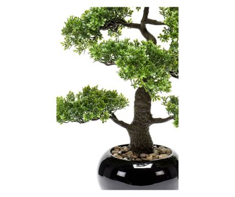 Emerald umjetni mini bonsai fikus, zeleni, 47 cm 420006