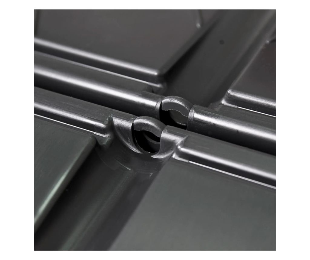 Garden Composter, Black, 93.3x93.3x146 cm, 1000 L - 6