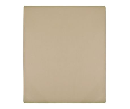 Frotir plahta, taupe siva, 100x200 cm, pamuk