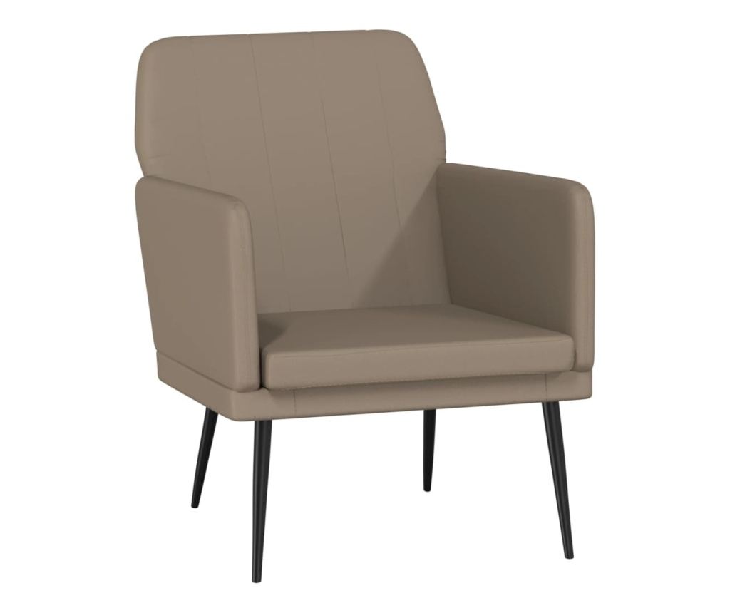 Фотьойл, капучино, 61x78x80 см, изкуствена кожа - 2