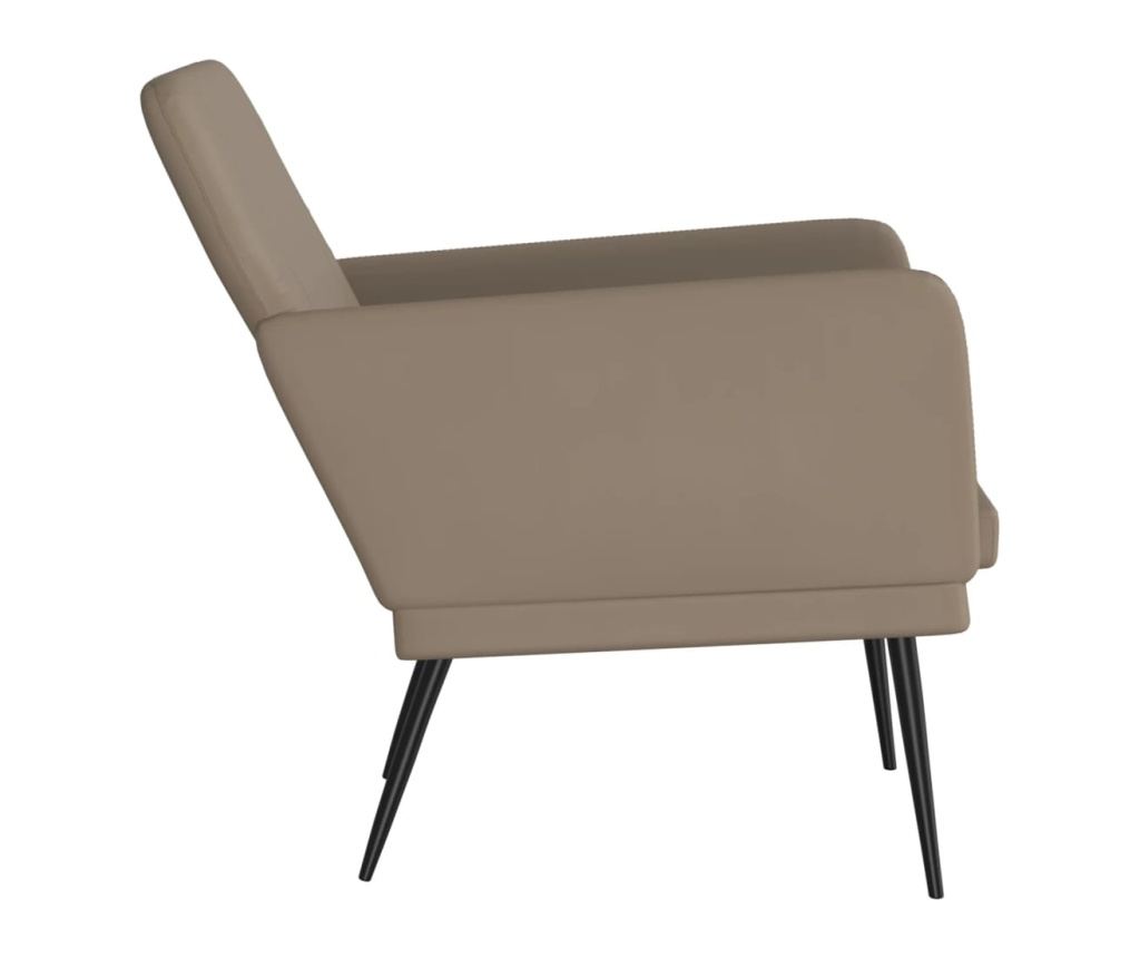 Фотьойл, капучино, 61x78x80 см, изкуствена кожа - 4