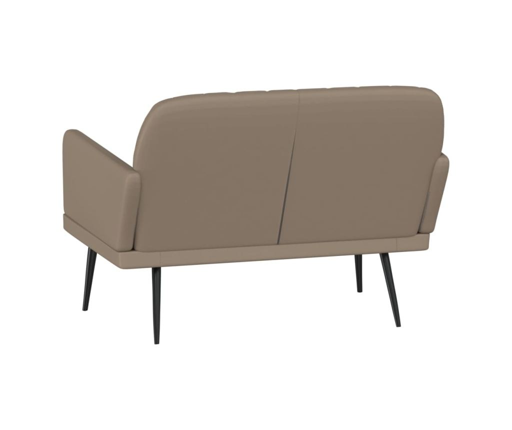 Диван, капучино, 107x80x81 см, изкуствена кожа - 5