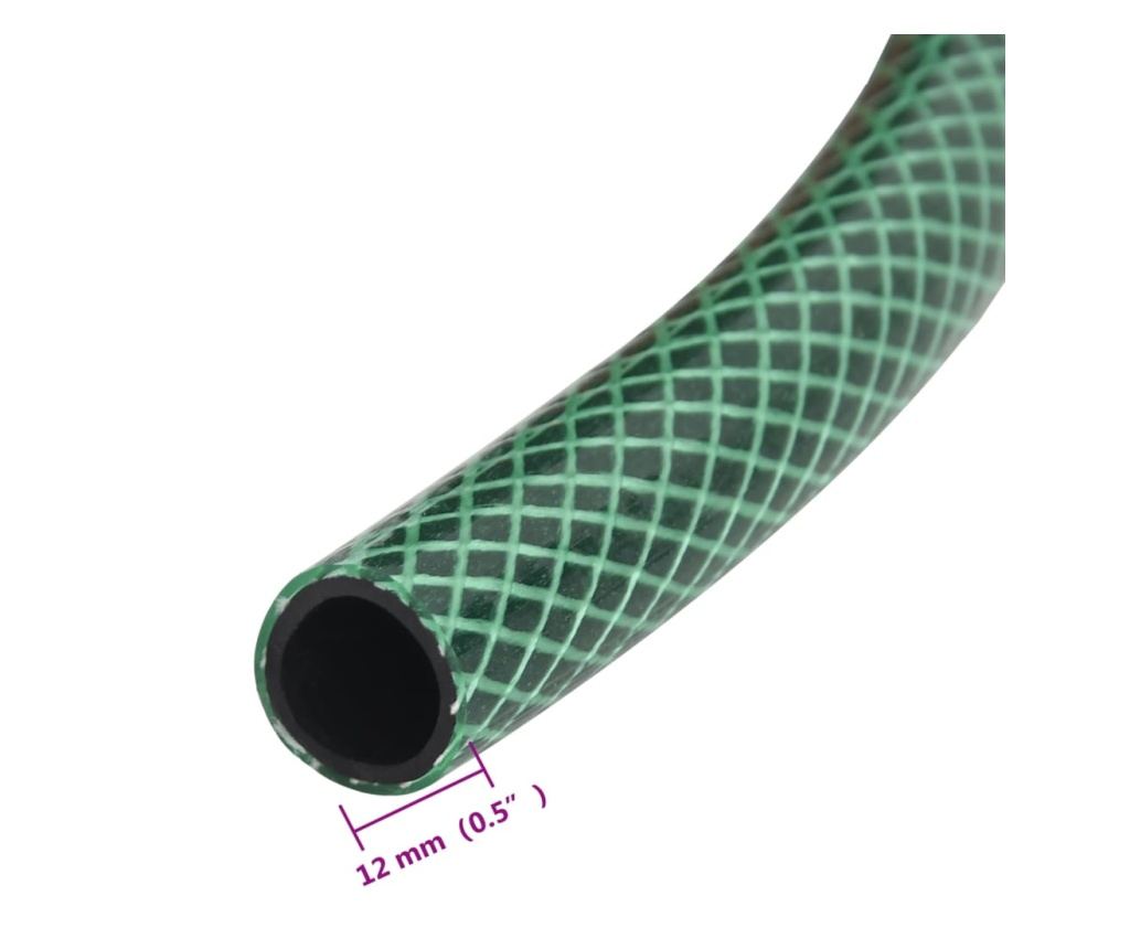 Градински маркуч, зелен, 100 м, PVC - 6