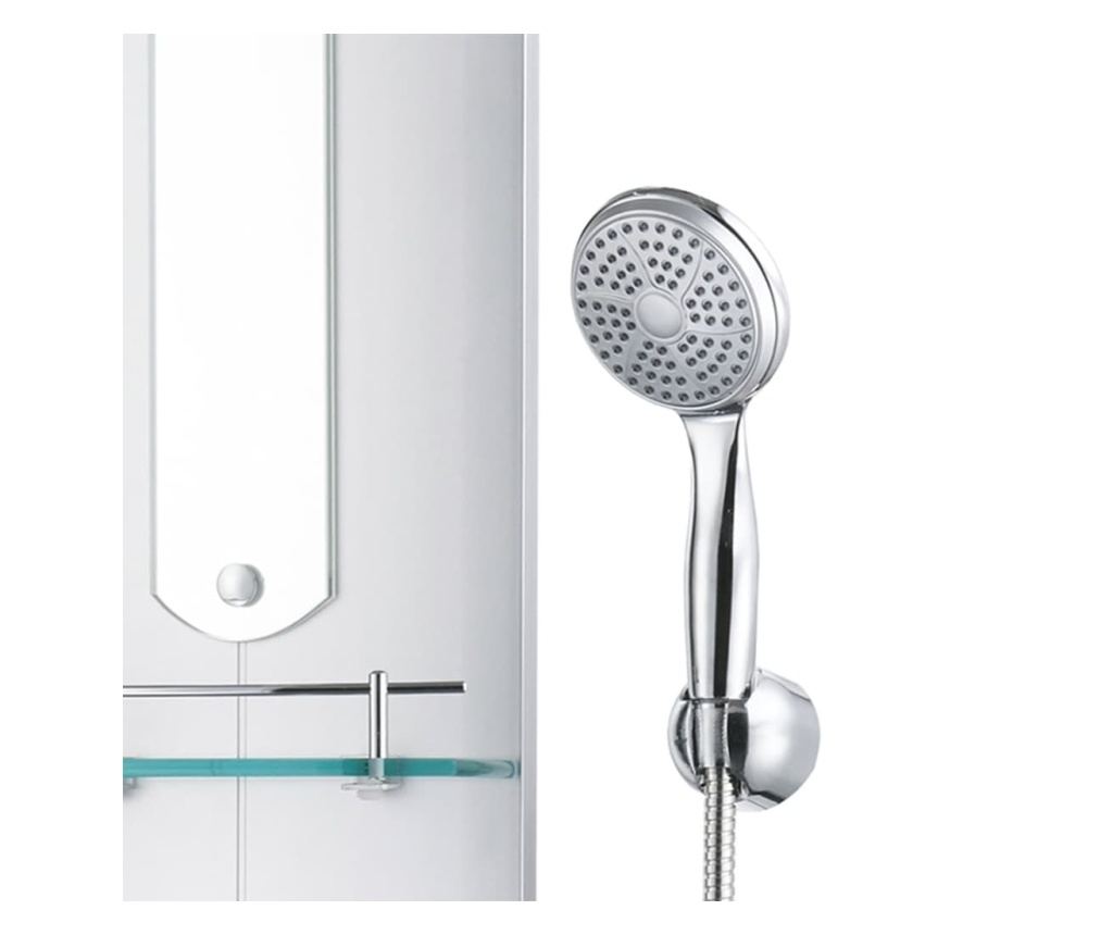 Душ панел, сребрист, 25x43x110 см - 6