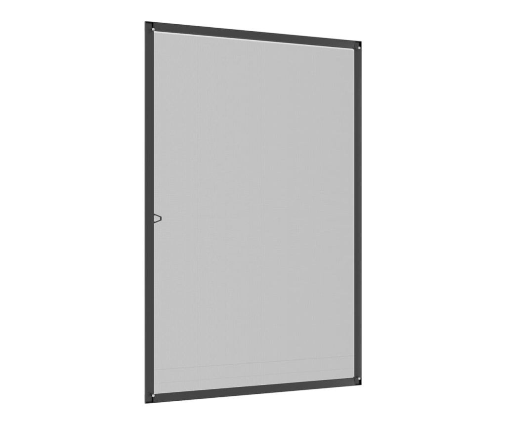 Комарник за прозорци, антрацит, 90x120 см - 4