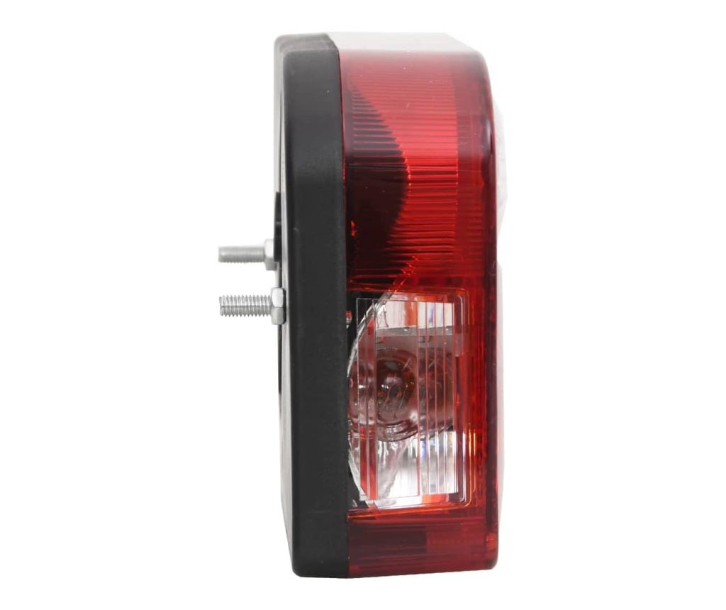 Светлини за ремарке 2 бр. Класически крушки 12V Червени 23x6x13 см - 5