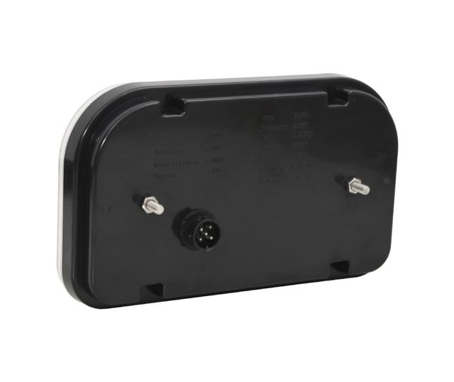 Светлини за ремарке, 2 бр., червени, LED крушка 12 V, 24x5x14,5 см