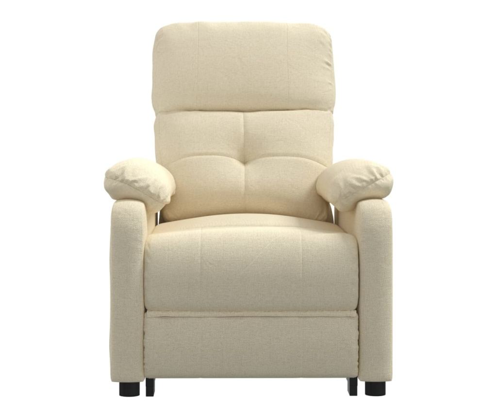 Повдигащ реклайнер, кремав, плат - 4