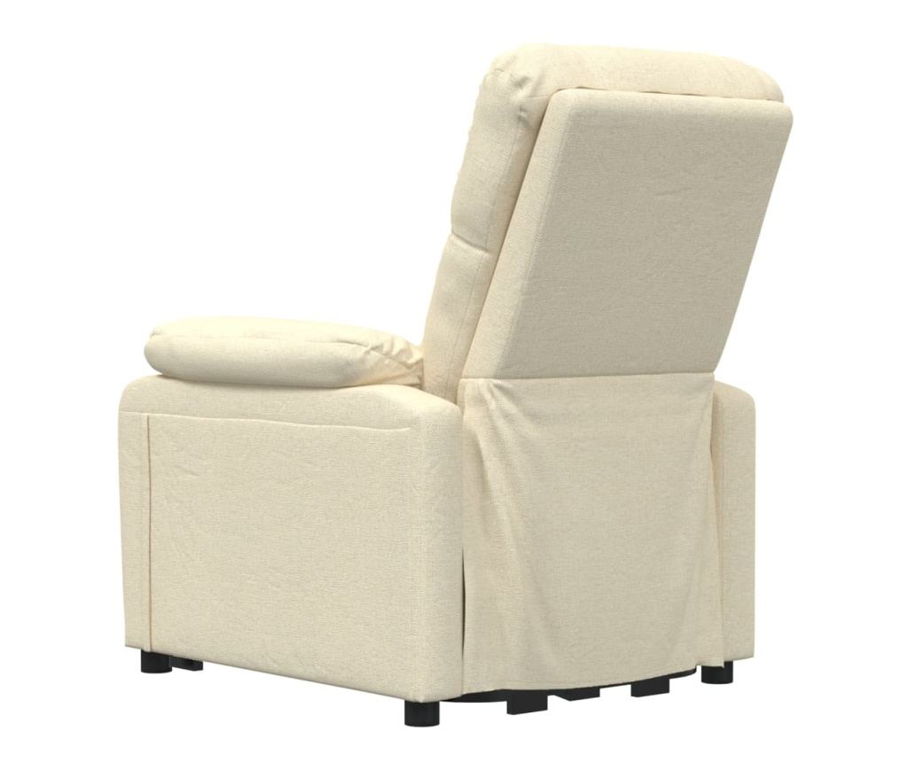 Повдигащ реклайнер, кремав, плат - 6