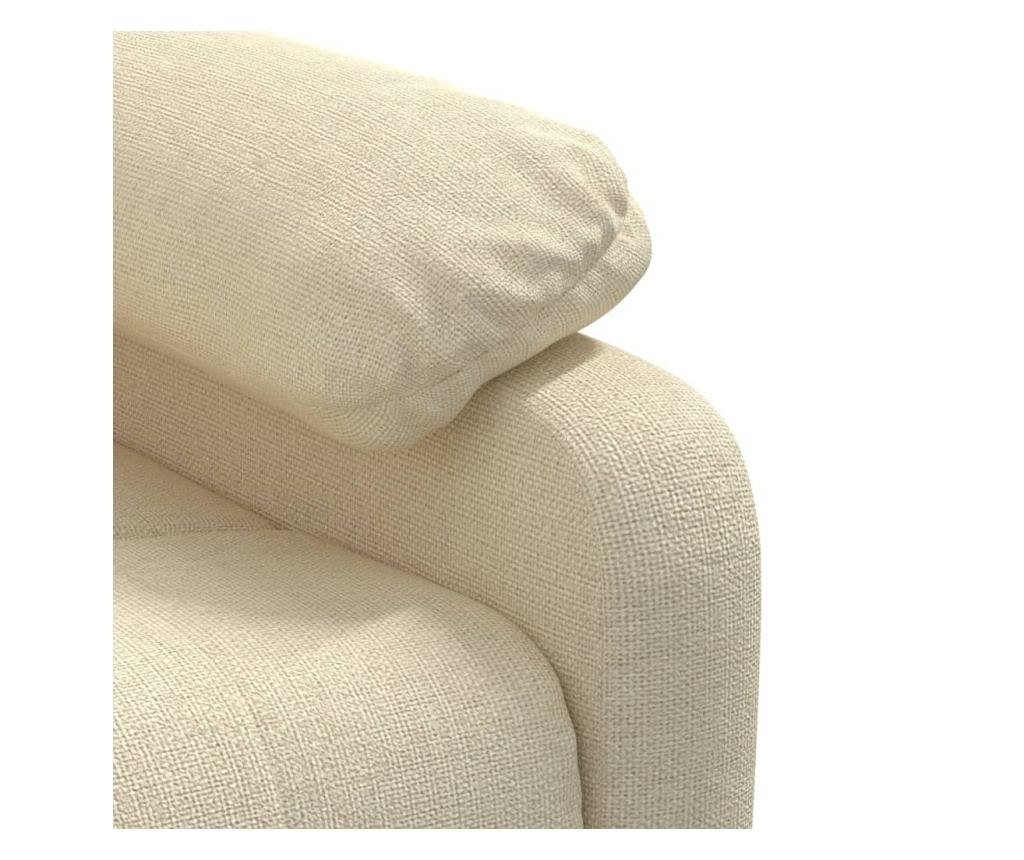 Повдигащ реклайнер, кремав, плат - 9