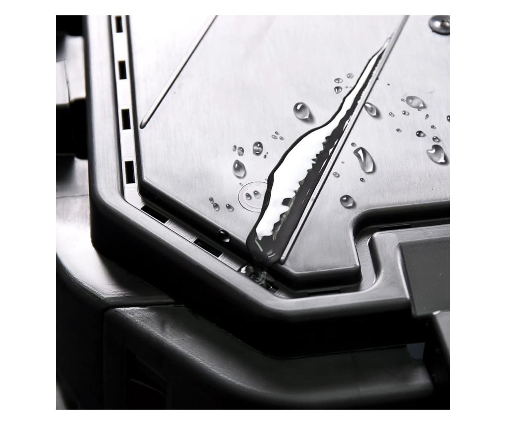 Garden Composter, Black, 93.3x93.3x146 cm, 1000 L - 7