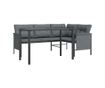 Комплект градински мебели, 2 части, антрацит, стомана thumbnail 3