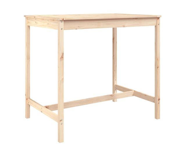 Комплект градински бар мебели, 5 части, масивна борова дървесина