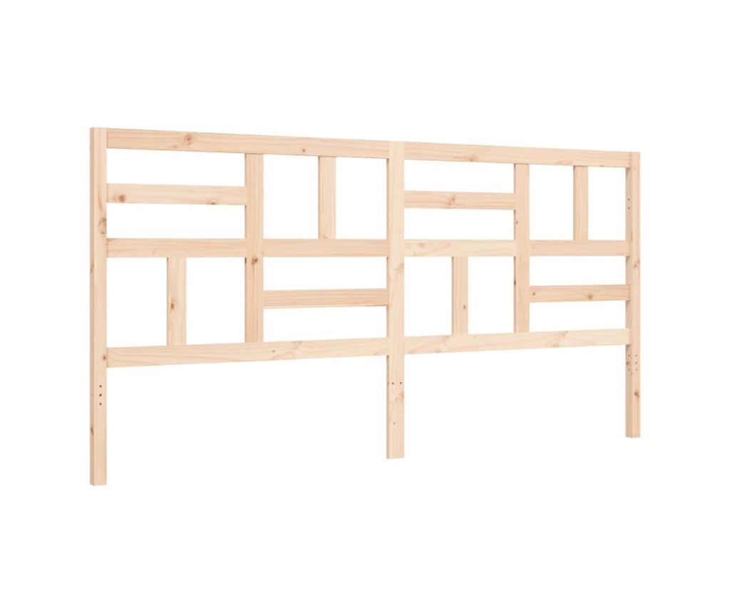 Рамка за легло с табла 200x200 см, масив бор - 9
