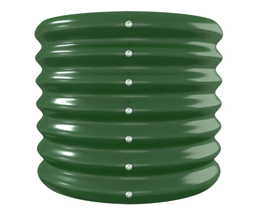 Градинска саксия 260x40x36 см с прахово покритие от стомана - 4