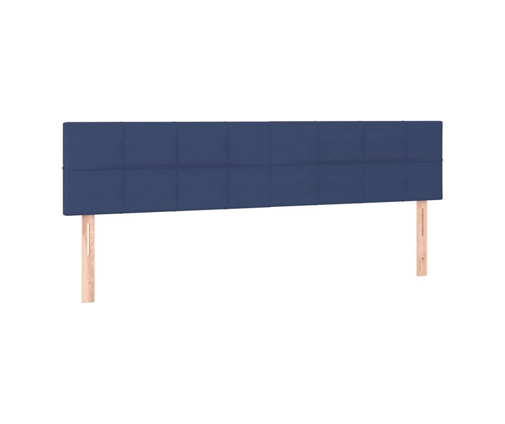 Boxspring krevet s madracem, plavi, 160x200cm, tkanina - 6