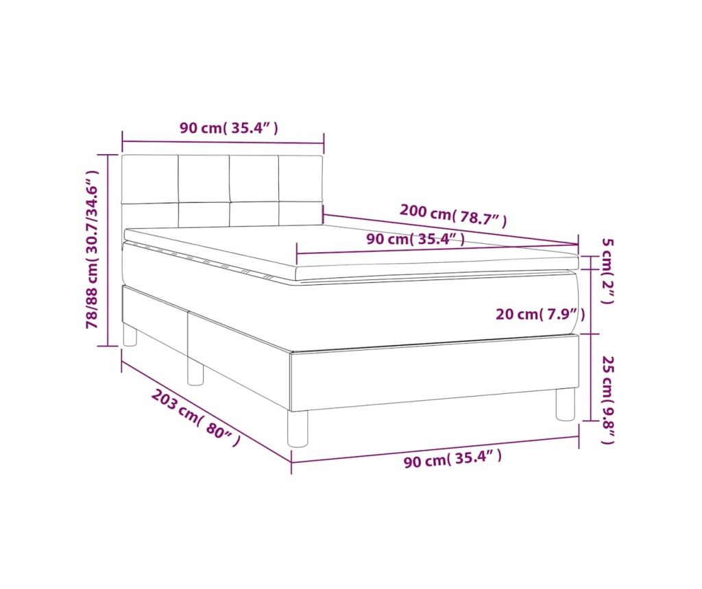 Кухненски шкаф с мивка, черен, 90x200 см, текстил - 7