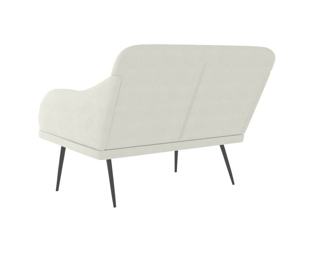 Sofa, krem, 110x76x80 cm, žamet - 5