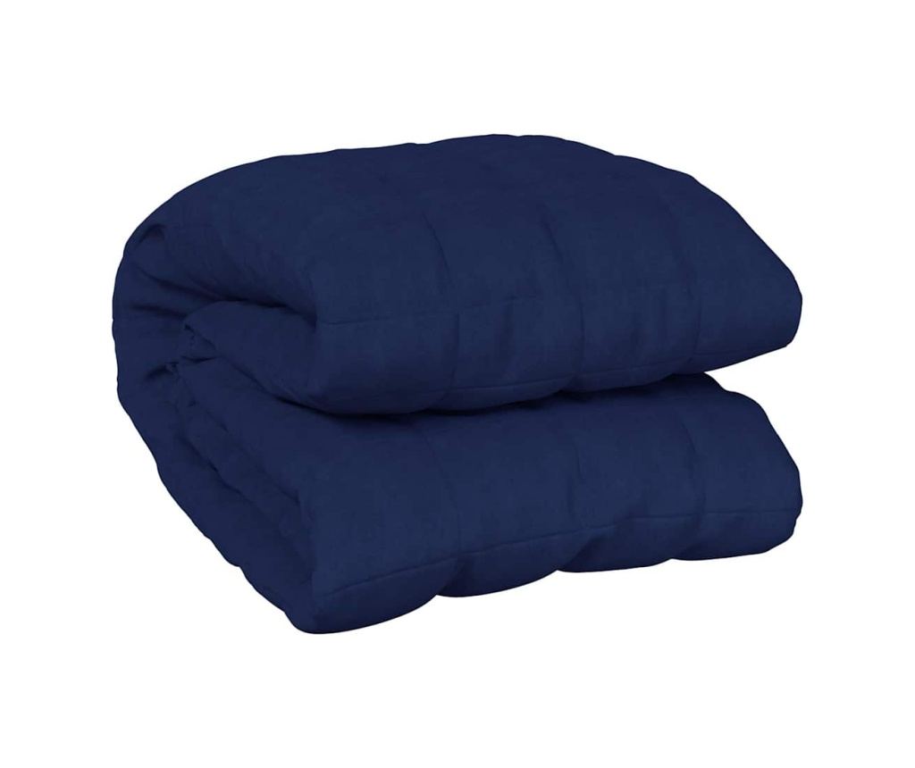 Утежечено одеяло, синьо, 150x200 см, 11 кг, текстил - 2