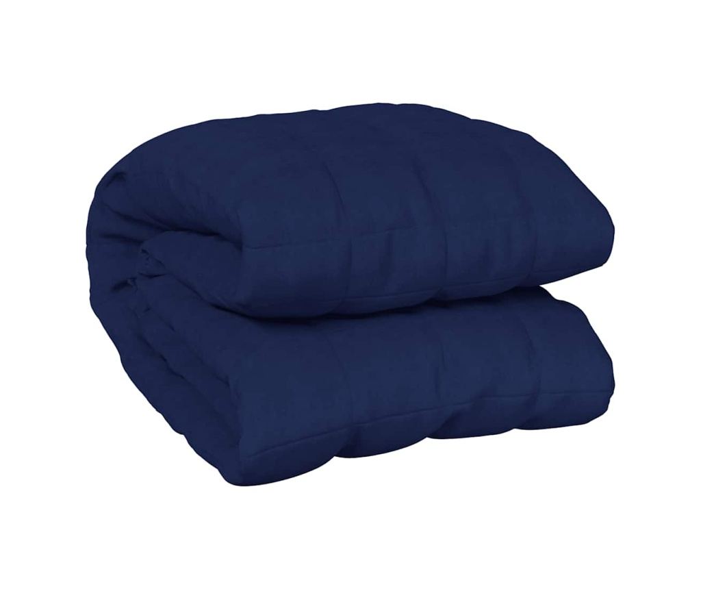 Терапевтично одеяло, синьо, 150x200 см, 7 кг, текстил - 2