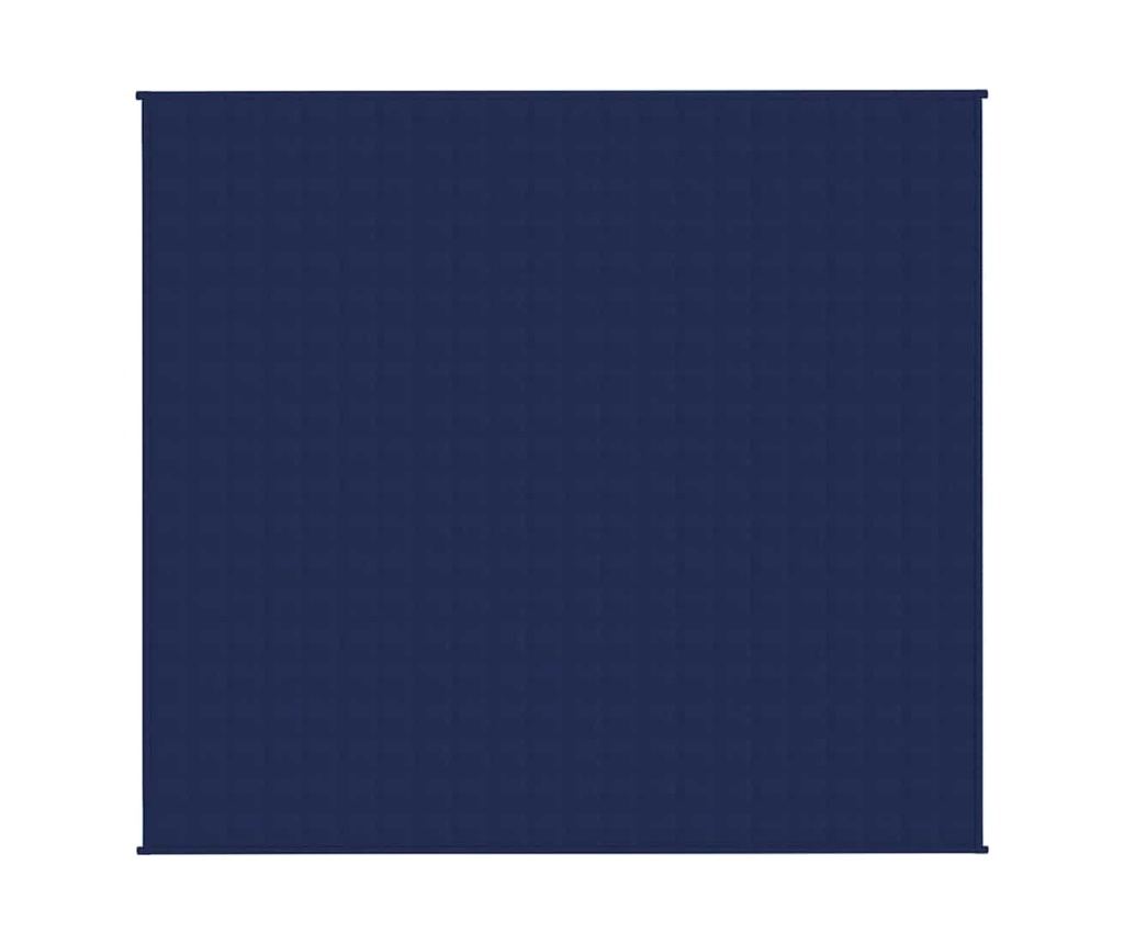 Терапевтично одеяло, синьо, 200x225 см, 13 кг, текстил - 3